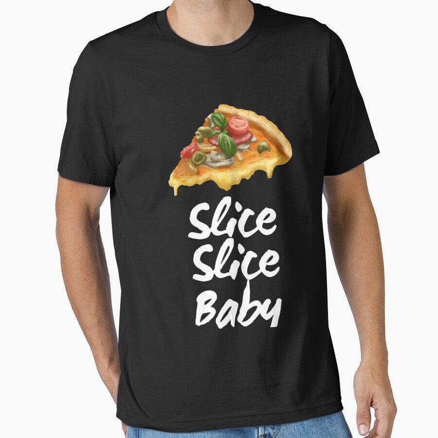 Slice Slice Baby - Pizza Lover by NebulaDesigns86 T-Shirts, Hoodie, Sweatshirt | BlankRebels.com (Image 1)