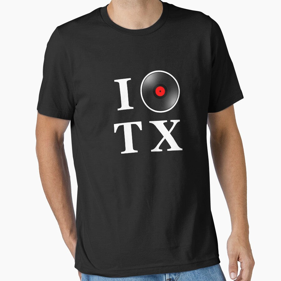 DJ Vinyl Record I Spin TX Gift by SuperFreshArt T-Shirts, Hoodie, Sweatshirt | BlankRebels.com (Image 1)