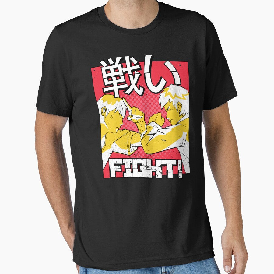 ANIME FIGHT T-SHIRT TEE SWEATER HOODIE GIFT PRESENT BIRTHDAY CHRISTMAS SWEATER HOODIE CREWNECK GESCHENK... (Image 1)