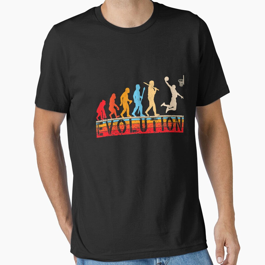 Evolution Basketball Funny Basketball players by jackjerry T-Shirts, Hoodie, Sweatshirt | BlankRebels.com (Image 1)