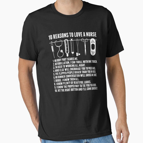 10 Reasons To Date A Nurse by aryagiri T-Shirts, Hoodie, Sweatshirt | BlankRebels.com (Image 1)