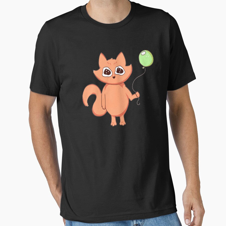 Balloon Cat - Cat Lover / Kawaii Cat / Cute Cat by Maviartig T-Shirts, Hoodie, Sweatshirt | BlankRebels.com (Image 1)