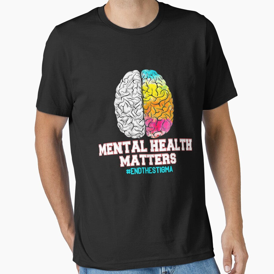 Mental Health Matters End The Stigma Love Awareness by Sashakis T-Shirts, Hoodie, Sweatshirt | BlankRebels.com (Image 1)