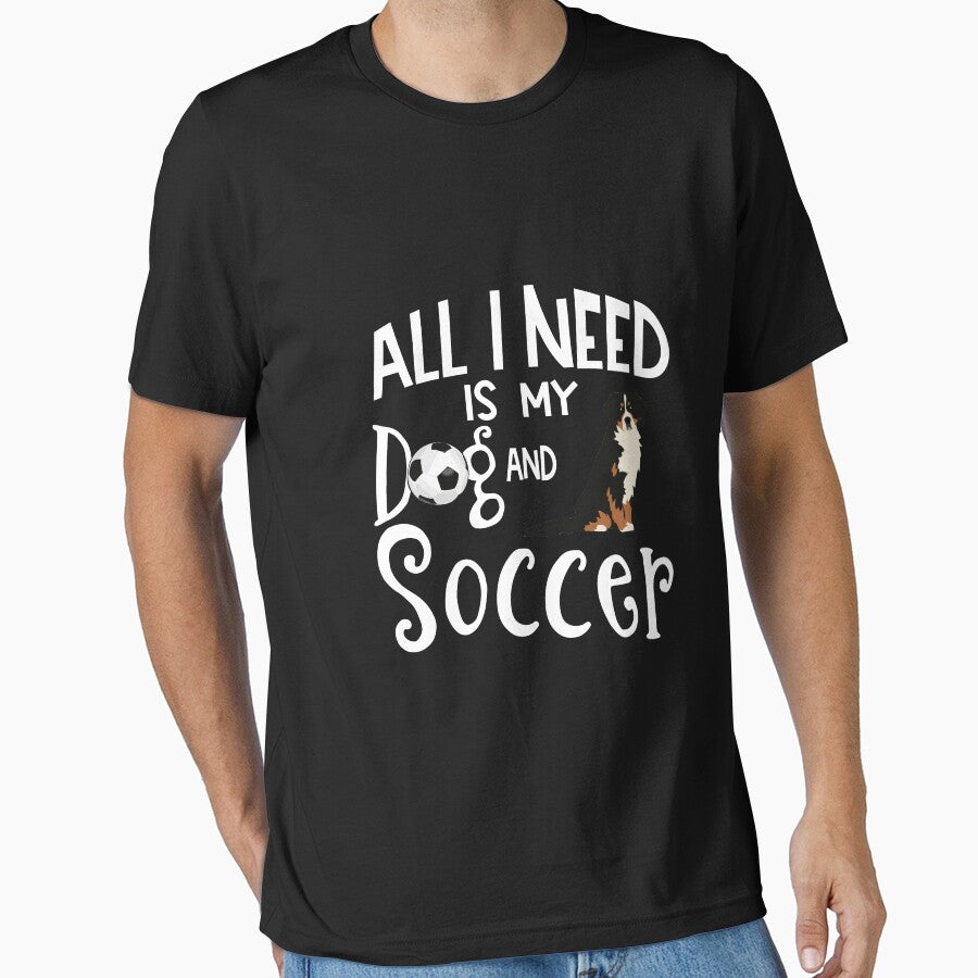 Bernese Mountain Dog Gift Soccer Player Quote by rivenburga
