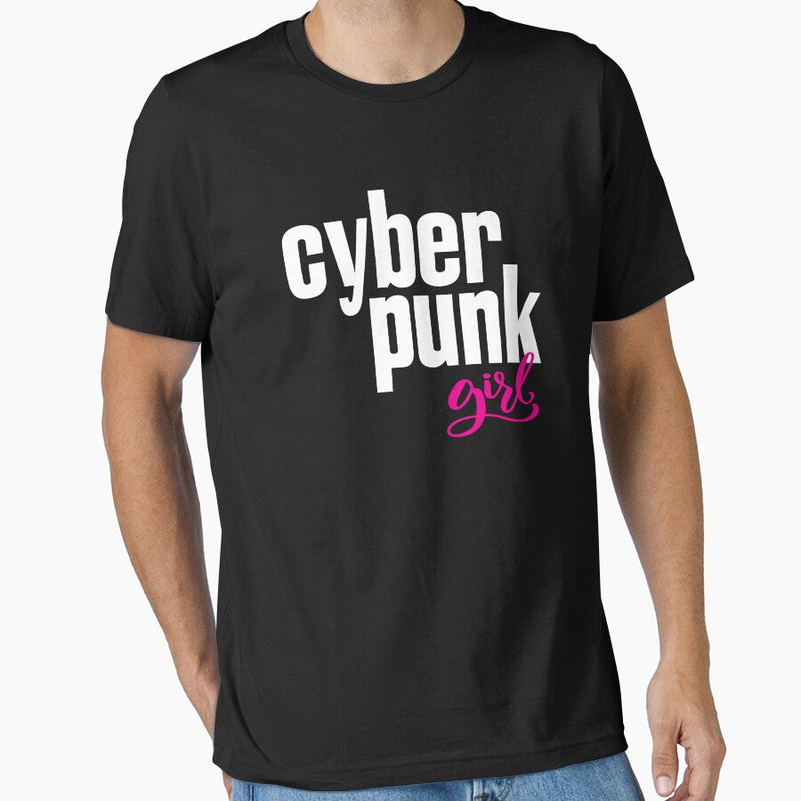 Cyberpunk Girl Robot Cyberpunk Art. Portrait of Biomechanical Soldier, People of Future by ProjectX23 T-Shirts,... (Image 1)
