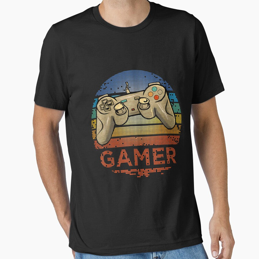 Retro GAMER Video Game Player Boys Girls Teen Kids Men Gift by SabrinaMRowe T-Shirts, Hoodie, Sweatshirt (Image 1)