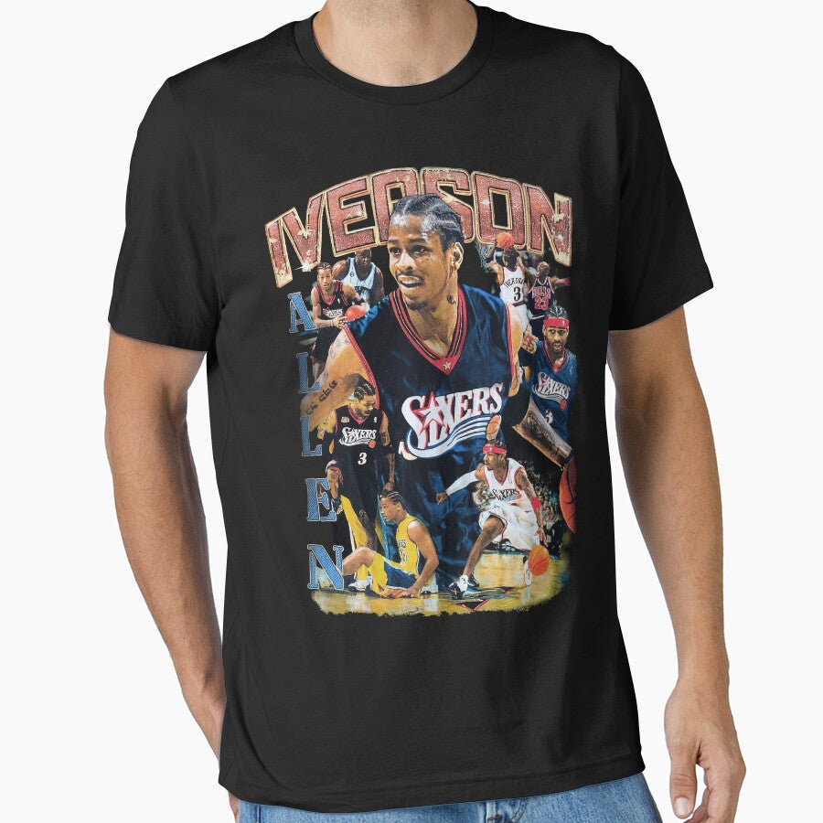 Vintage Allen Iverson The Answer by gissellealto T-Shirts, Hoodie, Sweatshirt | BlankRebels.com (Image 1)