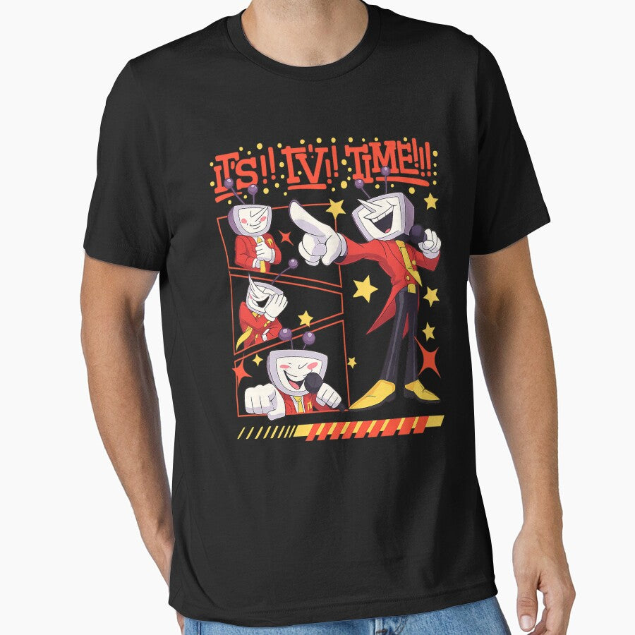 Tenna Deltarune Game Its Tv Time Meme Funny Tenna Fan Dtg Video Game Gamer by BowmanpfStudio T-Shirts, Hoodie,... (Image 1)