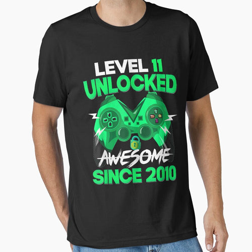 11 Yrs Old Gift Boy Level 11 Unlocked Awesome 2010 Birthday by Oscar123412 T-Shirts, Hoodie, Sweatshirt (Image 1)