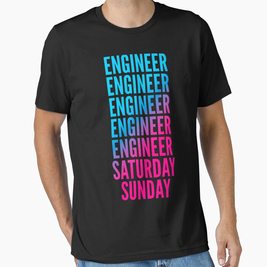Engineer. Saturday. Sunday. For Engineers by SVPOD T-Shirts, Hoodie, Sweatshirt | BlankRebels.com (Image 1)