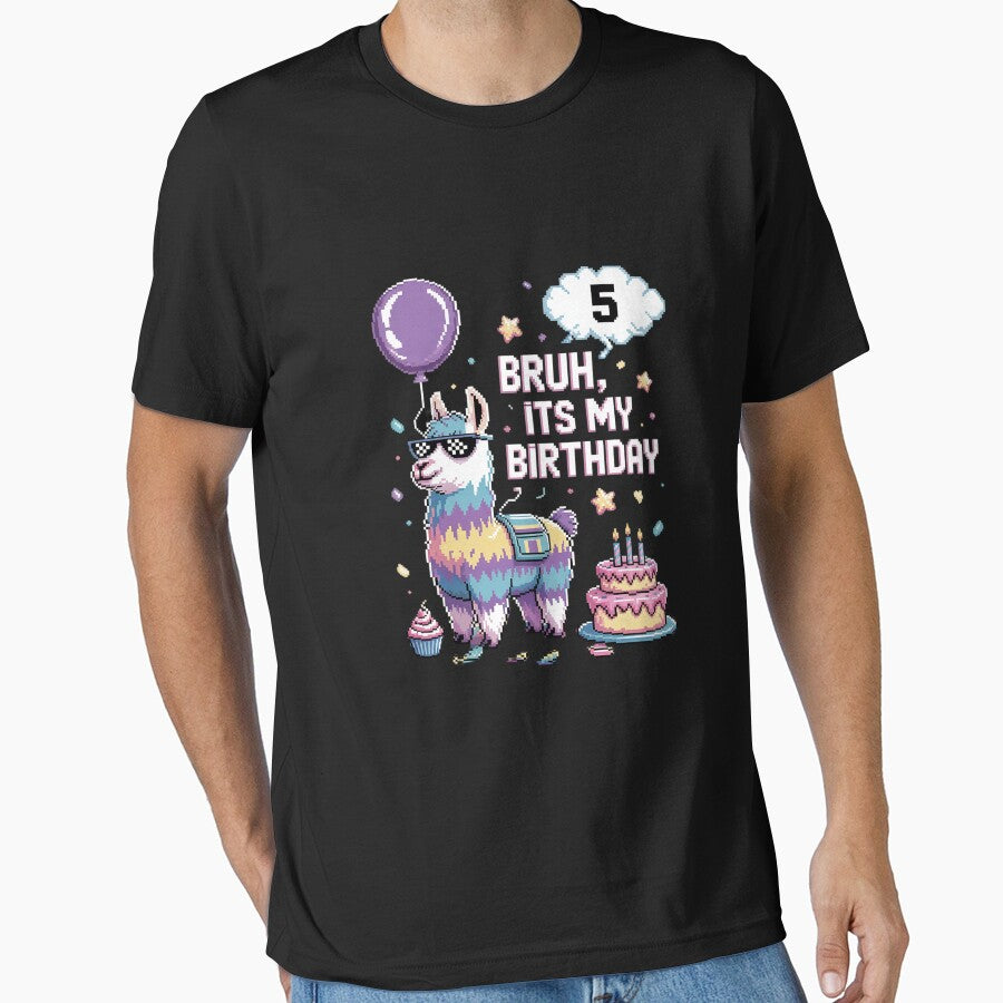 Bruh Its My Birthday Llama Pinata Boy Girl Family Party Bday 73 by MarkLeedsArt T-Shirts, Hoodie, Sweatshirt (Image 1)