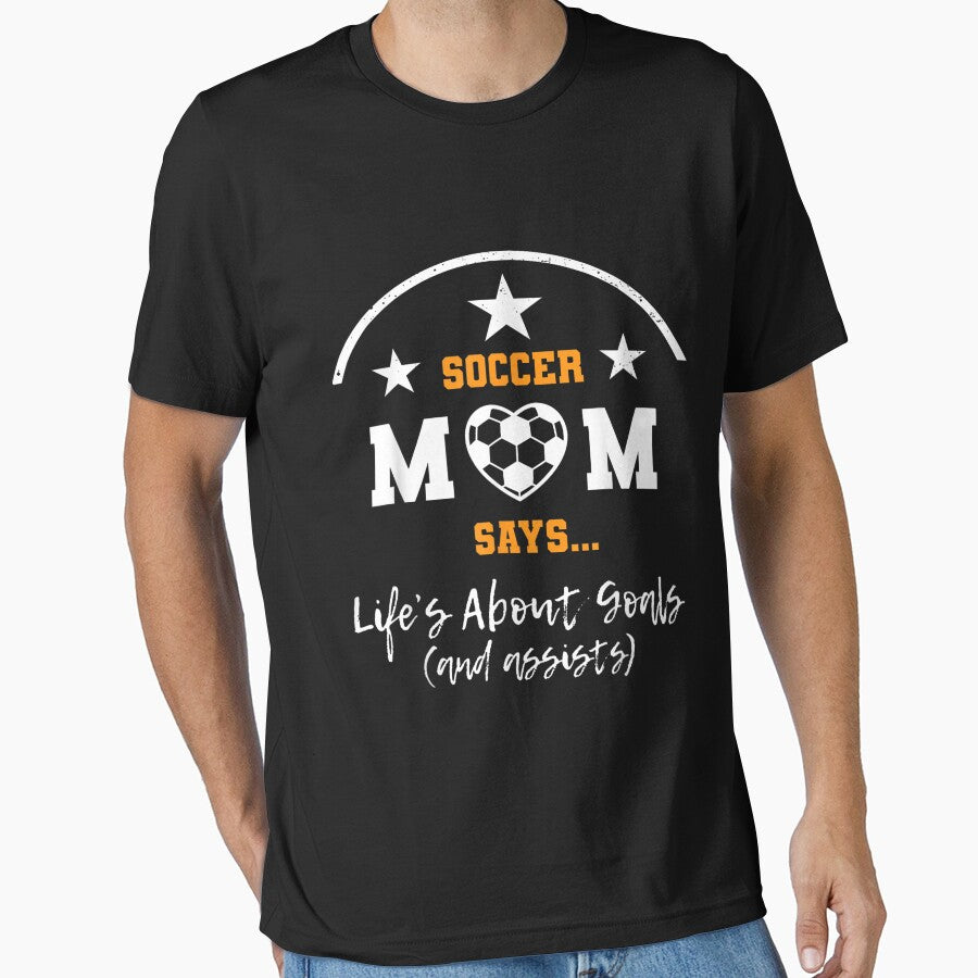 Soccer Mom Womens Lifes About Goals Soccer Mom by ZacharyCBritton