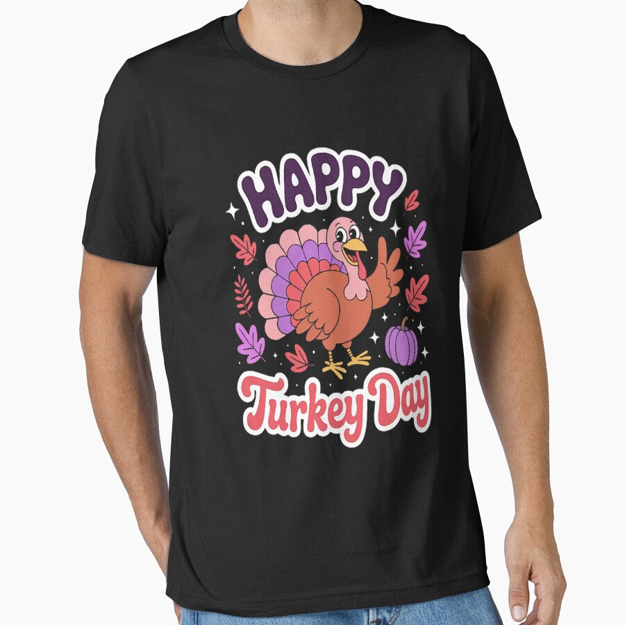 Thanksgiving Female Turkey Happy Turkey Day by LacostCarl T-Shirts, Hoodie, Sweatshirt | BlankRebels.com (Image 1)