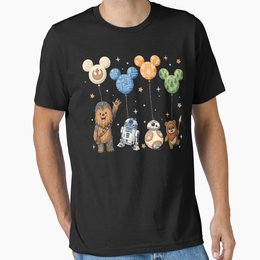 Cute Space Character Balloon Cartoon Galaxy Retro Aesthetic by MicheleWelHoBo