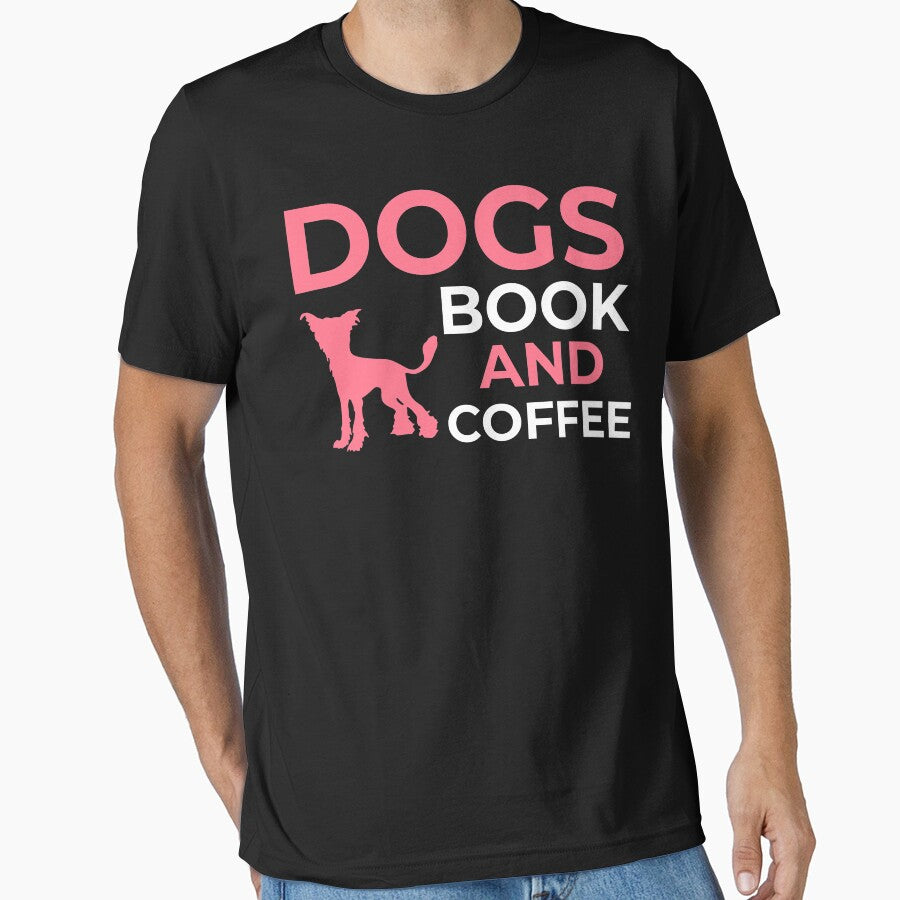 Dogs Book And Coffee With Cute Dog Puppy by ChaseCoClothing T-Shirts, Hoodie, Sweatshirt | BlankRebels.com (Image 1)