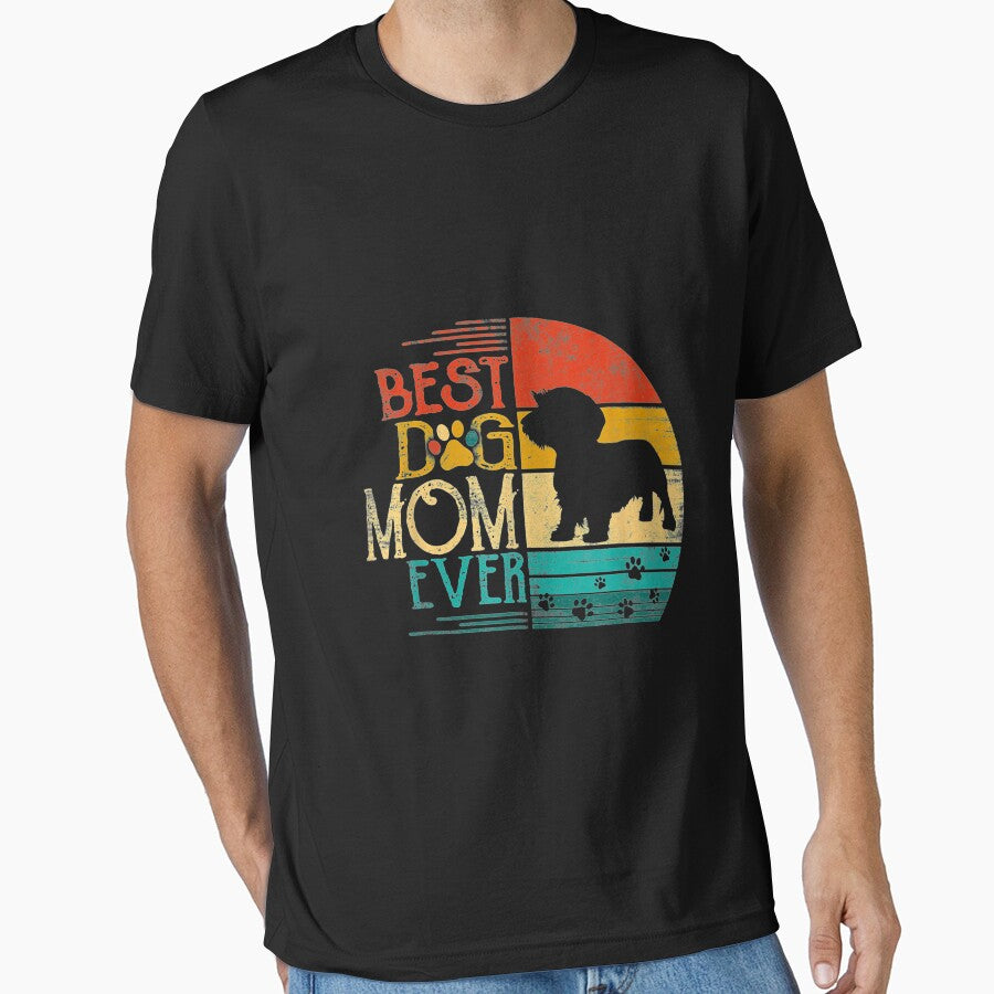 Mens Dachshund Vintage Dog Dad Shirt Cool Fathers Day Retro Daddy TShirt55 by emilydor