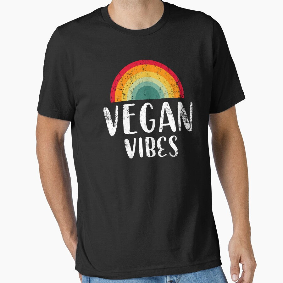 Retro Vegan Vibes by PlusAdore T-Shirts, Hoodie, Sweatshirt | BlankRebels.com (Image 1)