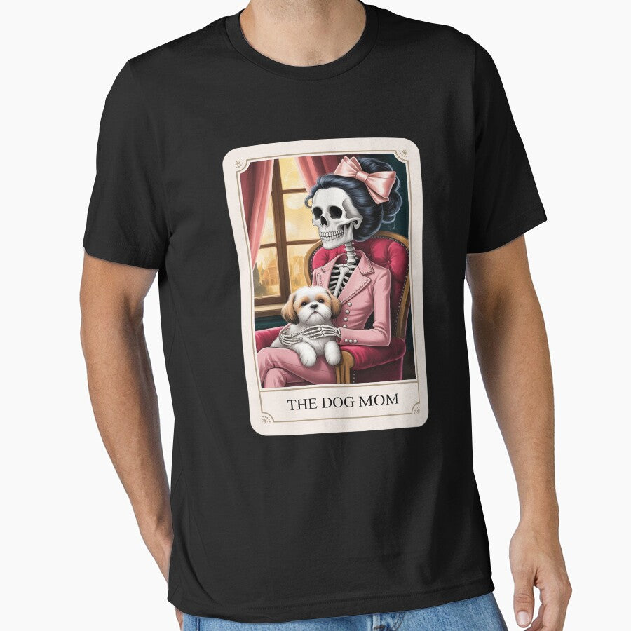 The Dog Mom Skeleton Tarot Card Funny Pet Lover by LinlinsDemons T-Shirts, Hoodie, Sweatshirt | BlankRebels.com (Image 1)