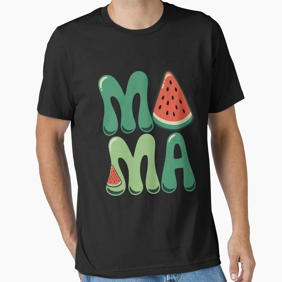 Watermelon Mama Fruitarian Lover Mom Summer Fruit Mother by Morphologiona T-Shirts, Hoodie, Sweatshirt (Image 1)