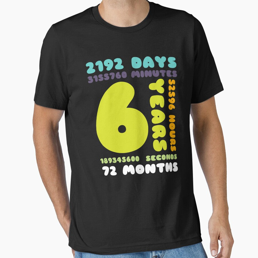6 Years Birthday Gift Girl Boy Party by MooonTees T-Shirts, Hoodie, Sweatshirt | BlankRebels.com (Image 1)