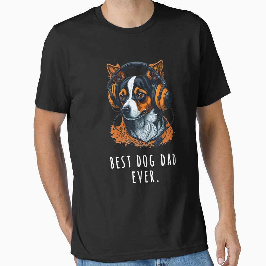 Best Dog Dad Ever Vintage Father's Day Dog Lover by BlacockIzaac T-Shirts, Hoodie, Sweatshirt | BlankRebels.com (Image 1)
