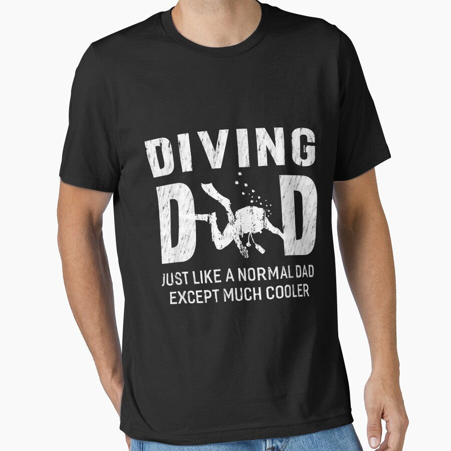 Diving Dad Gifts For Father Scuba Diving Men T-shirt by Liefke12441 Hoodie, Sweatshirt | BlankRebels.com (Image 1)