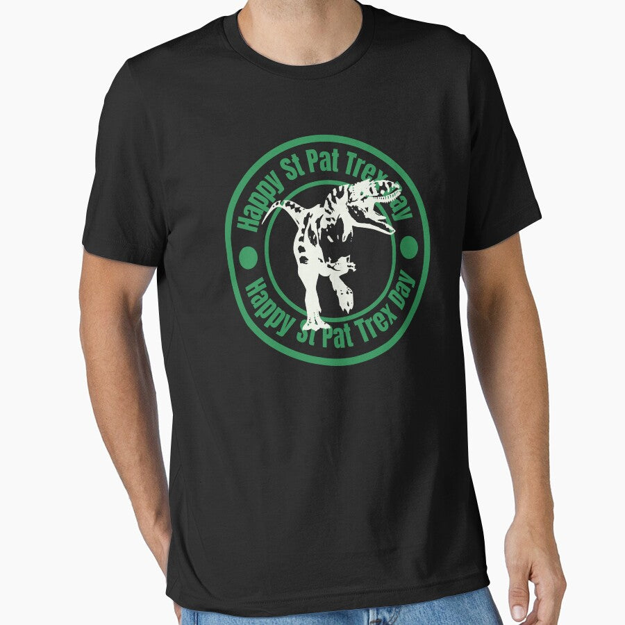 St Patricks Day Trex by stylishdzign T-Shirts, Hoodie, Sweatshirt | BlankRebels.com (Image 1)