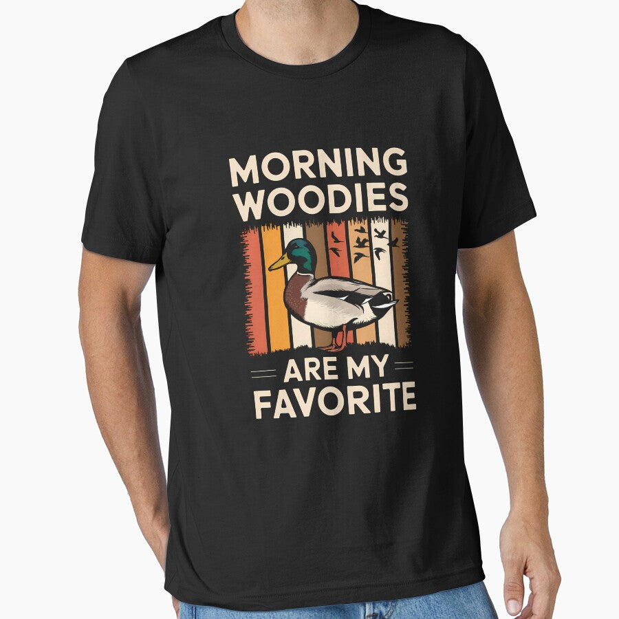 Vintage Hunting shirt Morning Woodies Are My Favorite by SlocifieShop Hoodie, Sweatshirt | BlankRebels.com (Image 1)