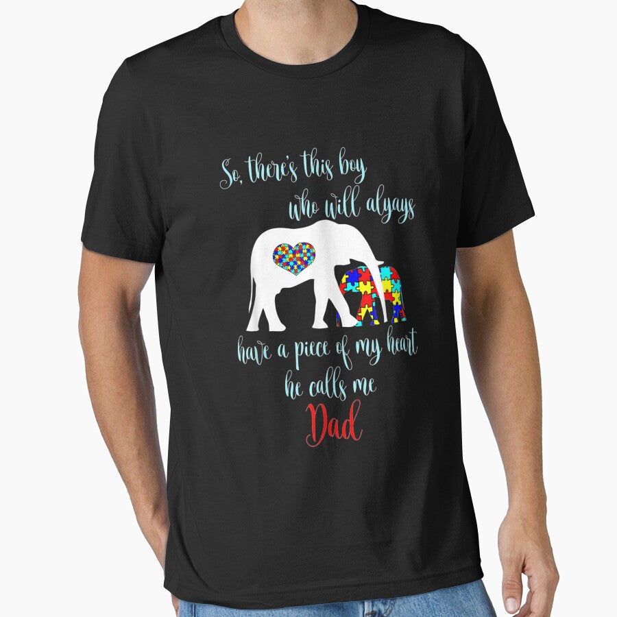 So There's This Boy Calls Me Dad Autism Father by idabry T-Shirts, Hoodie, Sweatshirt | BlankRebels.com (Image 1)