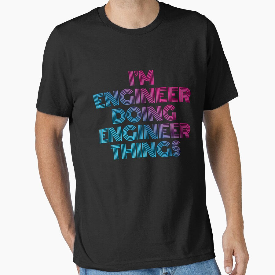 I'm Engineer Doing Engineer Things Retro Neon by SVPOD T-Shirts, Hoodie, Sweatshirt | BlankRebels.com (Image 1)