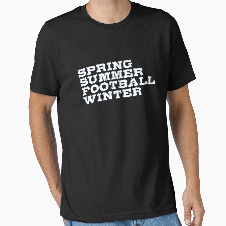 Spring Summer Football Winter by Danny Cuevas T-Shirts, Hoodie, Sweatshirt | BlankRebels.com (Image 1)