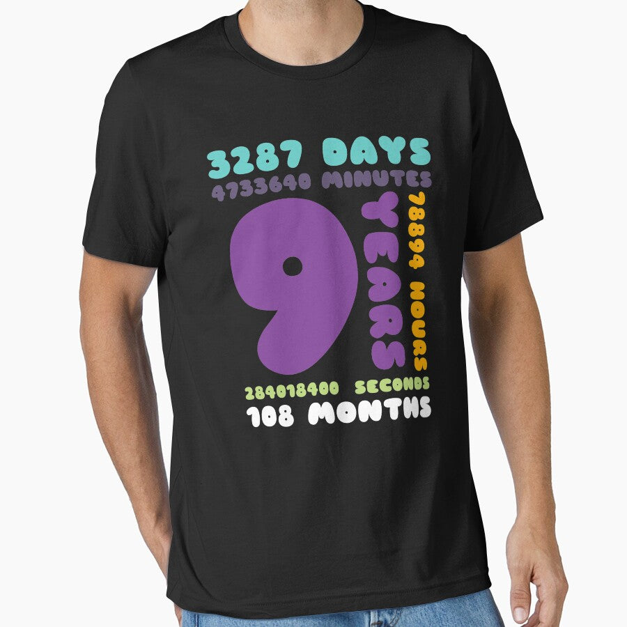9 Years Birthday Gift Girl Boy Party by MooonTees T-Shirts, Hoodie, Sweatshirt | BlankRebels.com (Image 1)