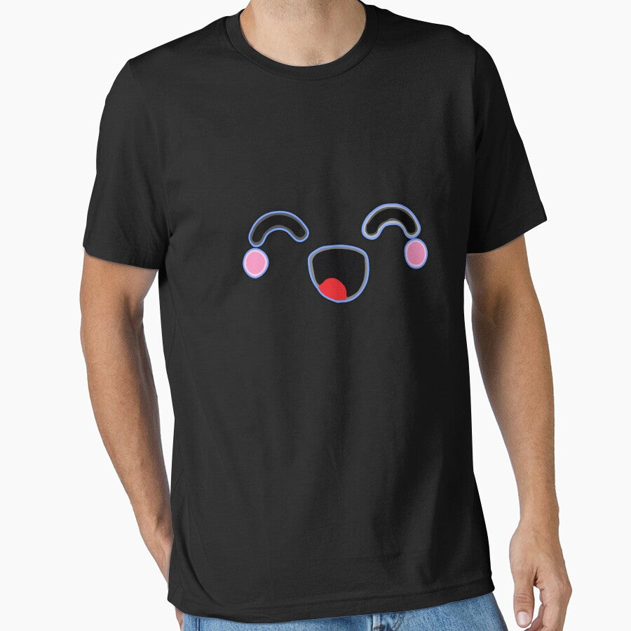 Kawaii cute closed eye happy face by Kam-designs T-Shirts, Hoodie, Sweatshirt | BlankRebels.com (Image 1)