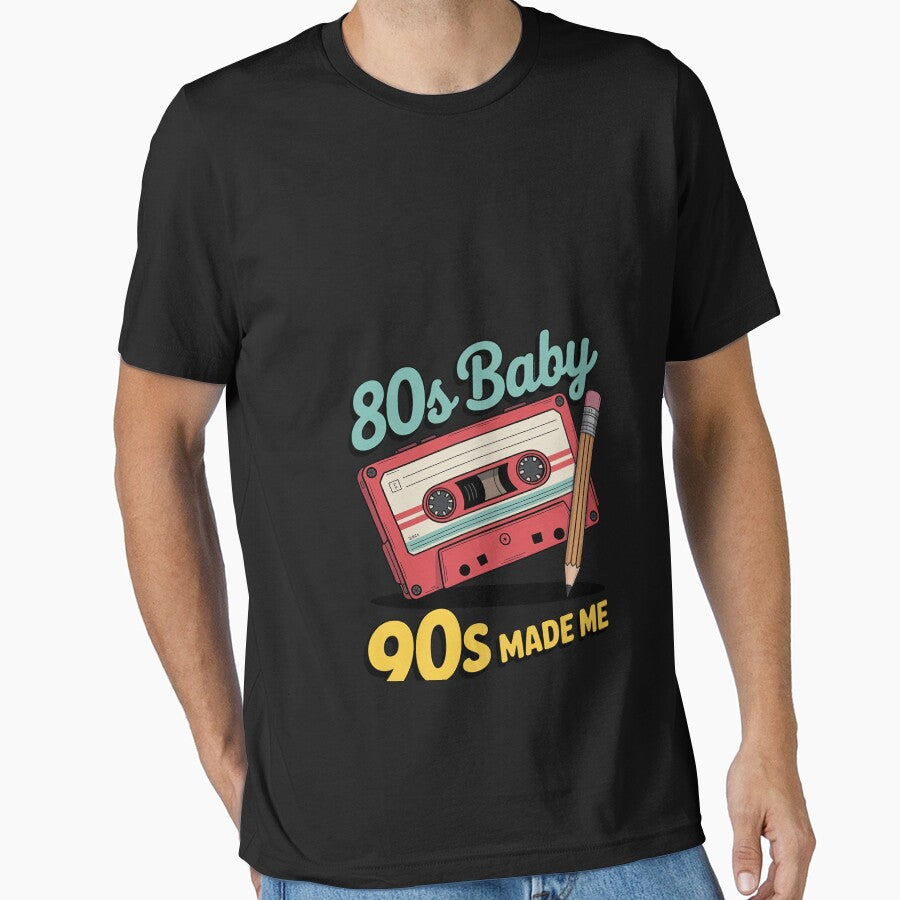 Distressed 1980s 80's Baby 1990s 90's Made Me by RopboxRone T-Shirts, Hoodie, Sweatshirt | BlankRebels.com (Image 1)