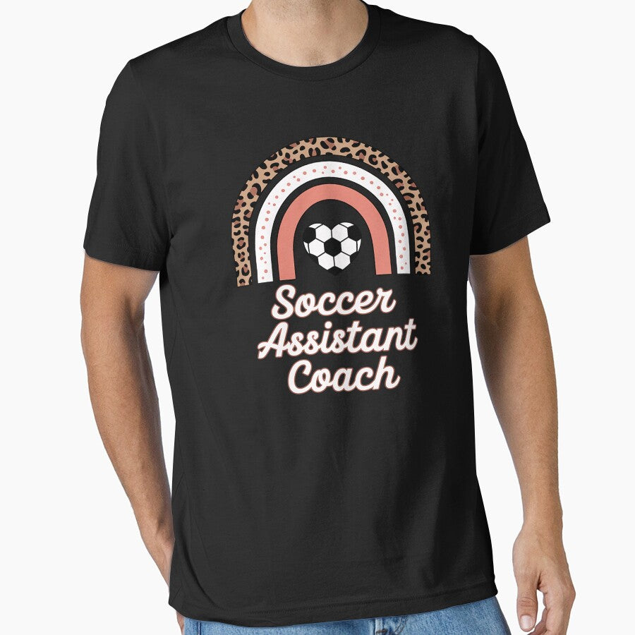 Soccer Assistant Coach Boho Rainbow Soccer by gerardostokes