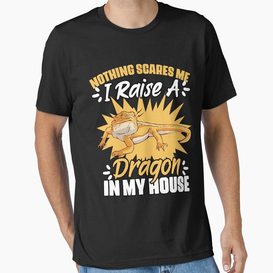 Nothing Scares Me Funny Reptile Pet For Bearded Dragon Owner by Nessshirts T-Shirts, Hoodie, Sweatshirt (Image 1)