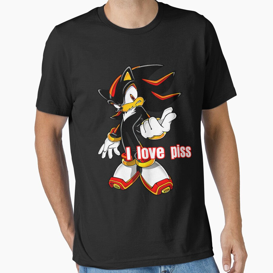 Shadow The Hedgehog I Love Piss Classic T-Shirt by sueowpekri