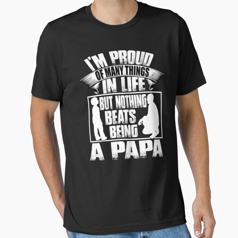 Proud papa day many things by Clavitaps T-Shirts, Hoodie, Sweatshirt | BlankRebels.com (Image 1)