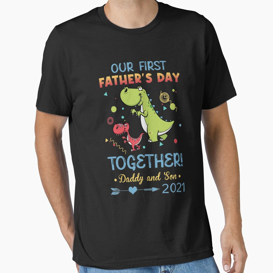 Our First Fathers Day Together Daddy and Son by LeCongKim T-Shirts, Hoodie, Sweatshirt | BlankRebels.com (Image 1)