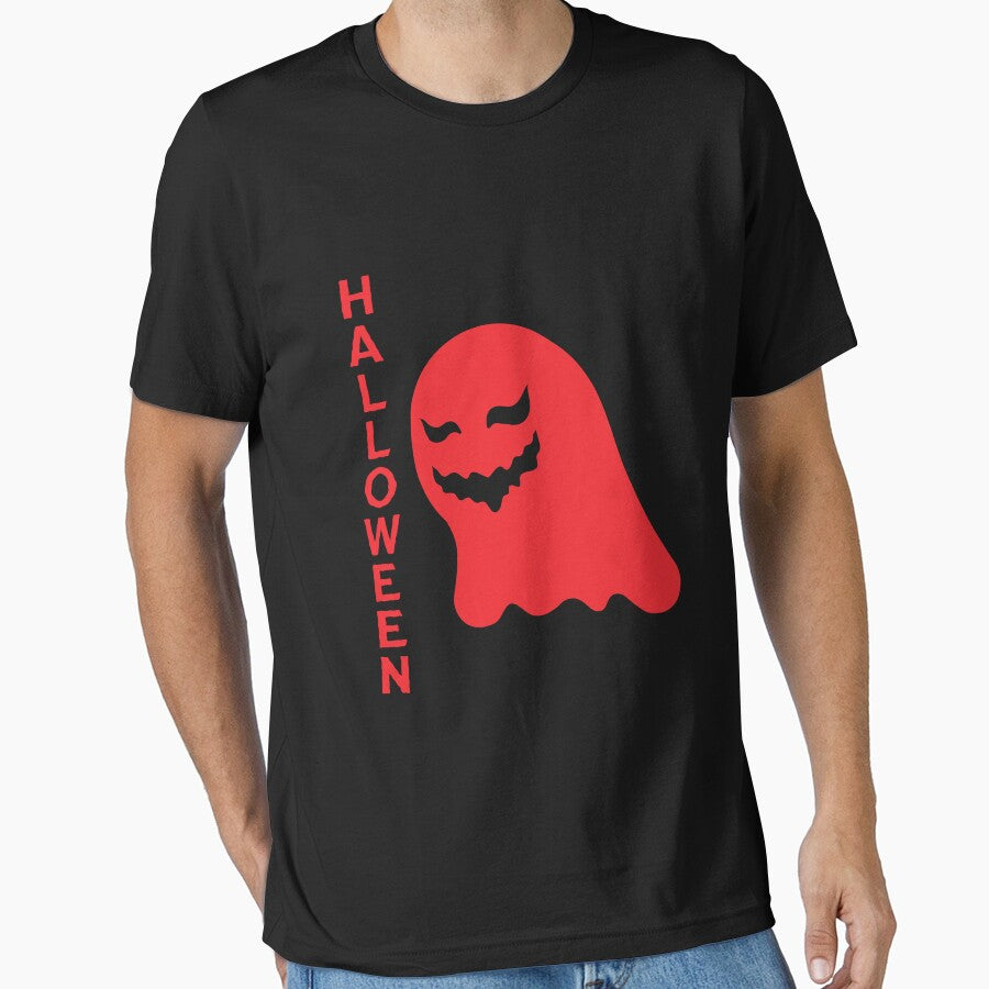 HALLOWEEN designed the lettering in red and the vertical lettering with ghost elements. by P-De-Design... (Image 1)