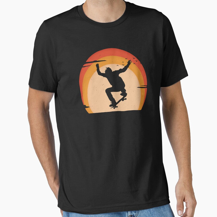 Vintage Skateboard Skater Sunset by SHIRTOVERLORD T-Shirts, Hoodie, Sweatshirt | BlankRebels.com (Image 1)