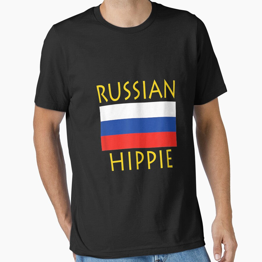 Russian Flag Hippie by morrees T-Shirts, Hoodie, Sweatshirt | BlankRebels.com (Image 1)