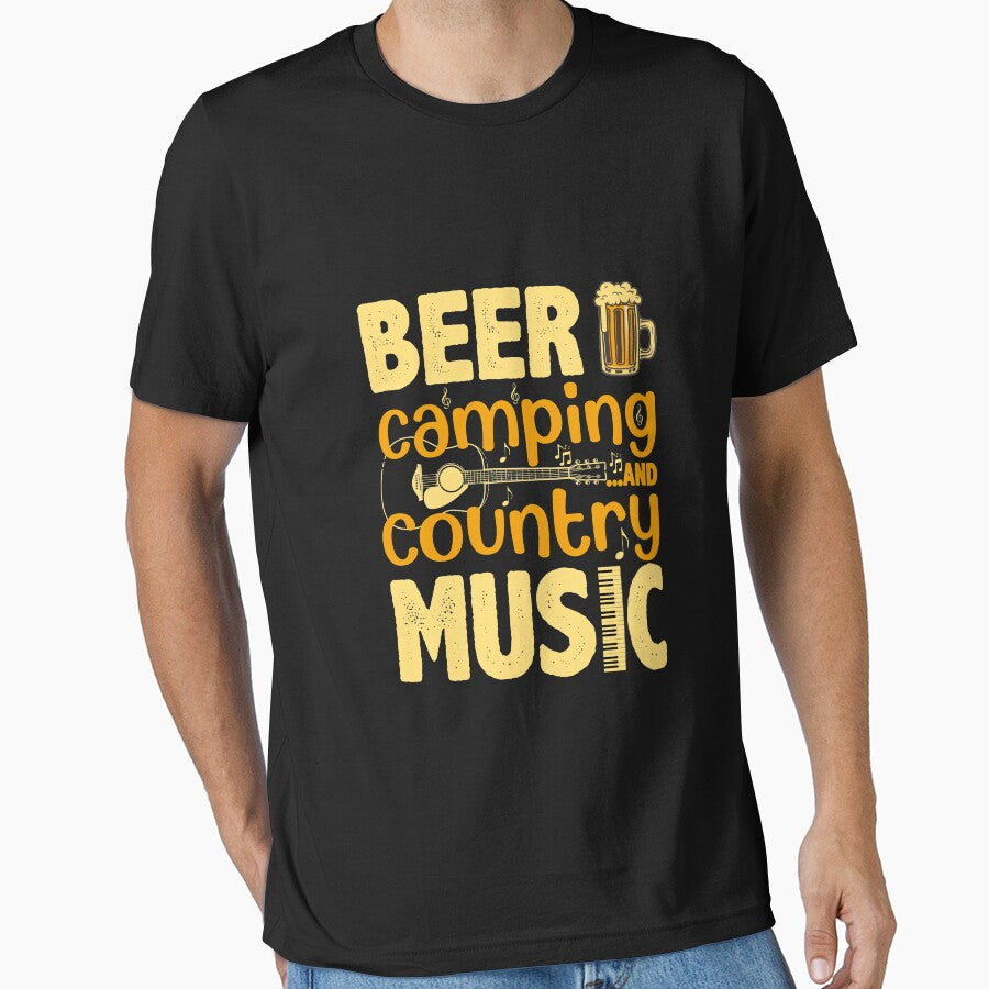 Beer Camping And Country Music Camping Lover by sunrot7 T-Shirts, Hoodie, Sweatshirt | BlankRebels.com (Image 1)