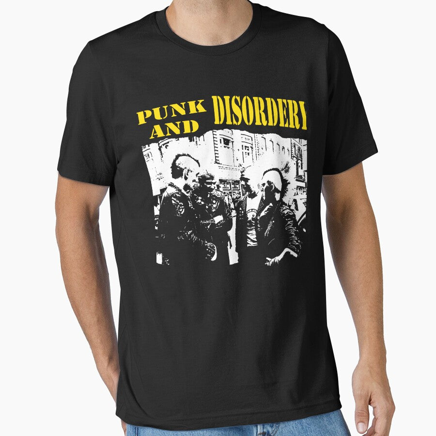 White Silhouette Yellow Typography Punk by billiasbros