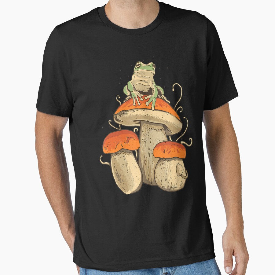 Cottagecore Aesthetic Goblincore Frog Wizard by Ngothanhvinh T-Shirts, Hoodie, Sweatshirt | BlankRebels.com (Image 1)