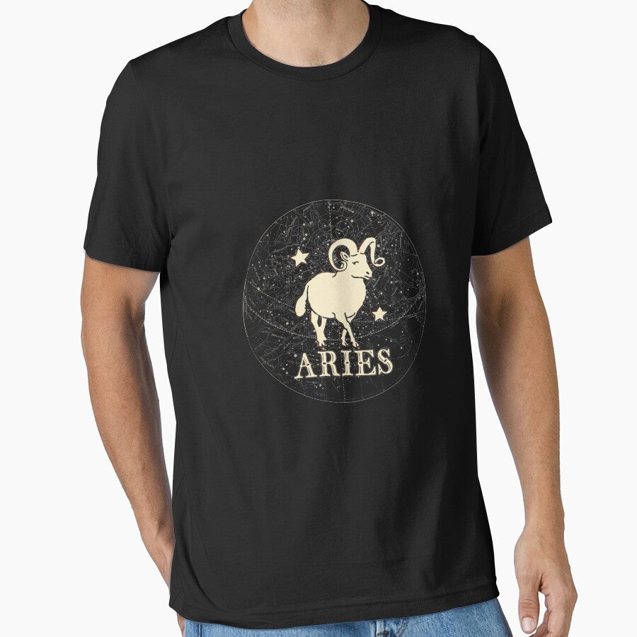 Aries zodiac sign Constellation Classical design by MINDTHECHERRY T-Shirts, Hoodie, Sweatshirt | BlankRebels.com (Image 1)