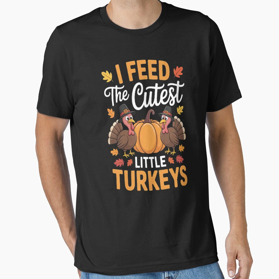 Lunch Lady Thanksgiving I Feed The Cutest Little Turkeys by brinbotty T-Shirts, Hoodie, Sweatshirt (Image 1)