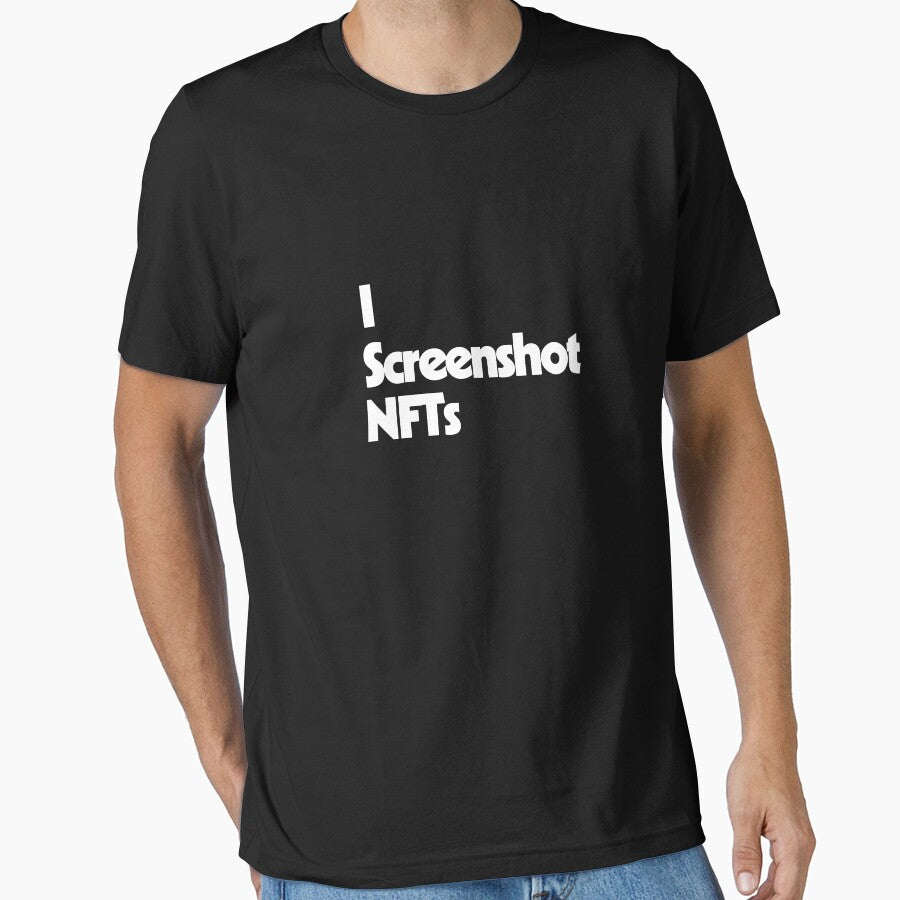 I Screenshot Nft, Funny Crypto, Cryptocurrency, Crypto Millionaire, Cz, To The Moon by RonaldDesigner T-Shirts,... (Image 1)