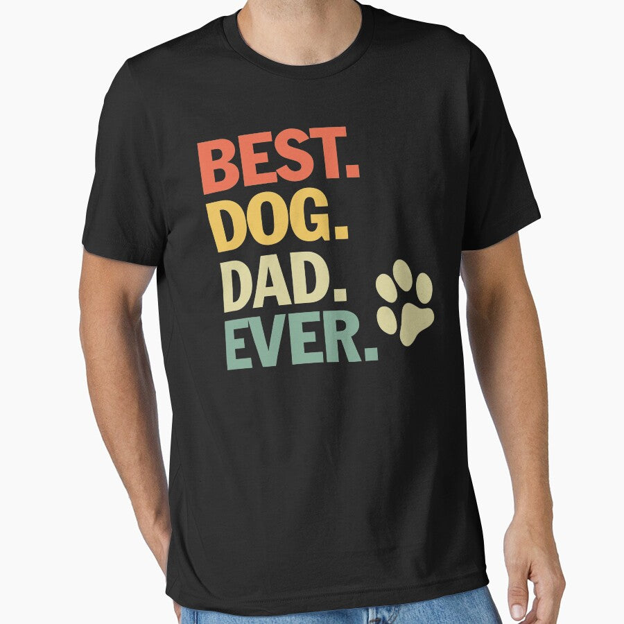 Best Dog Dad Ever Paw Father Day by Jasonstoreasd T-Shirts, Hoodie, Sweatshirt | BlankRebels.com (Image 1)