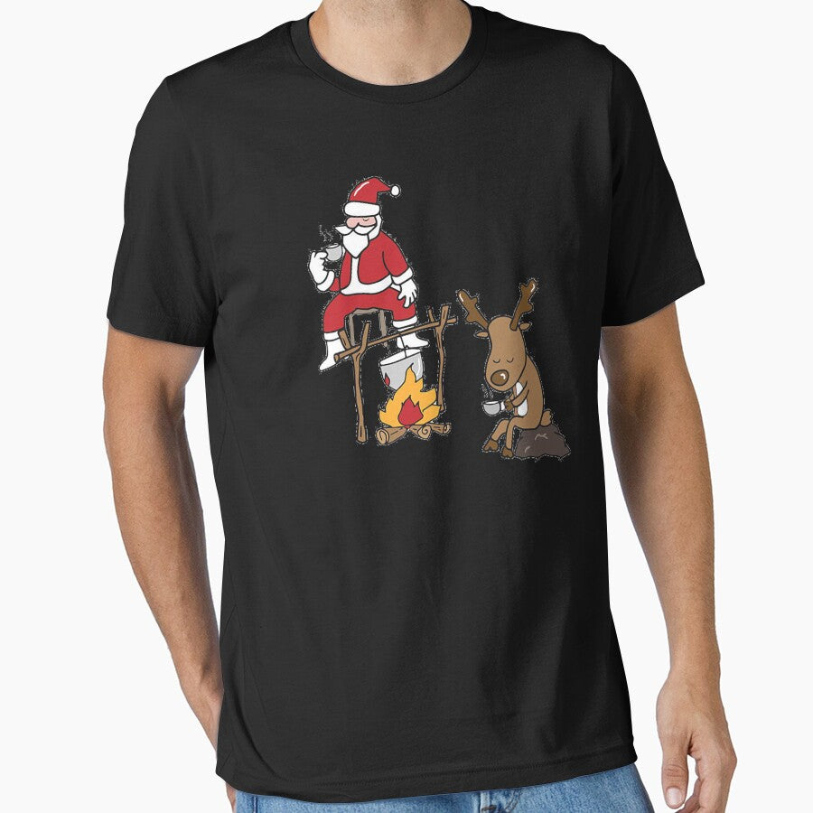 Camping Santa Christmas Shirt by Galvanized Hoodie, Sweatshirt | BlankRebels.com (Image 1)